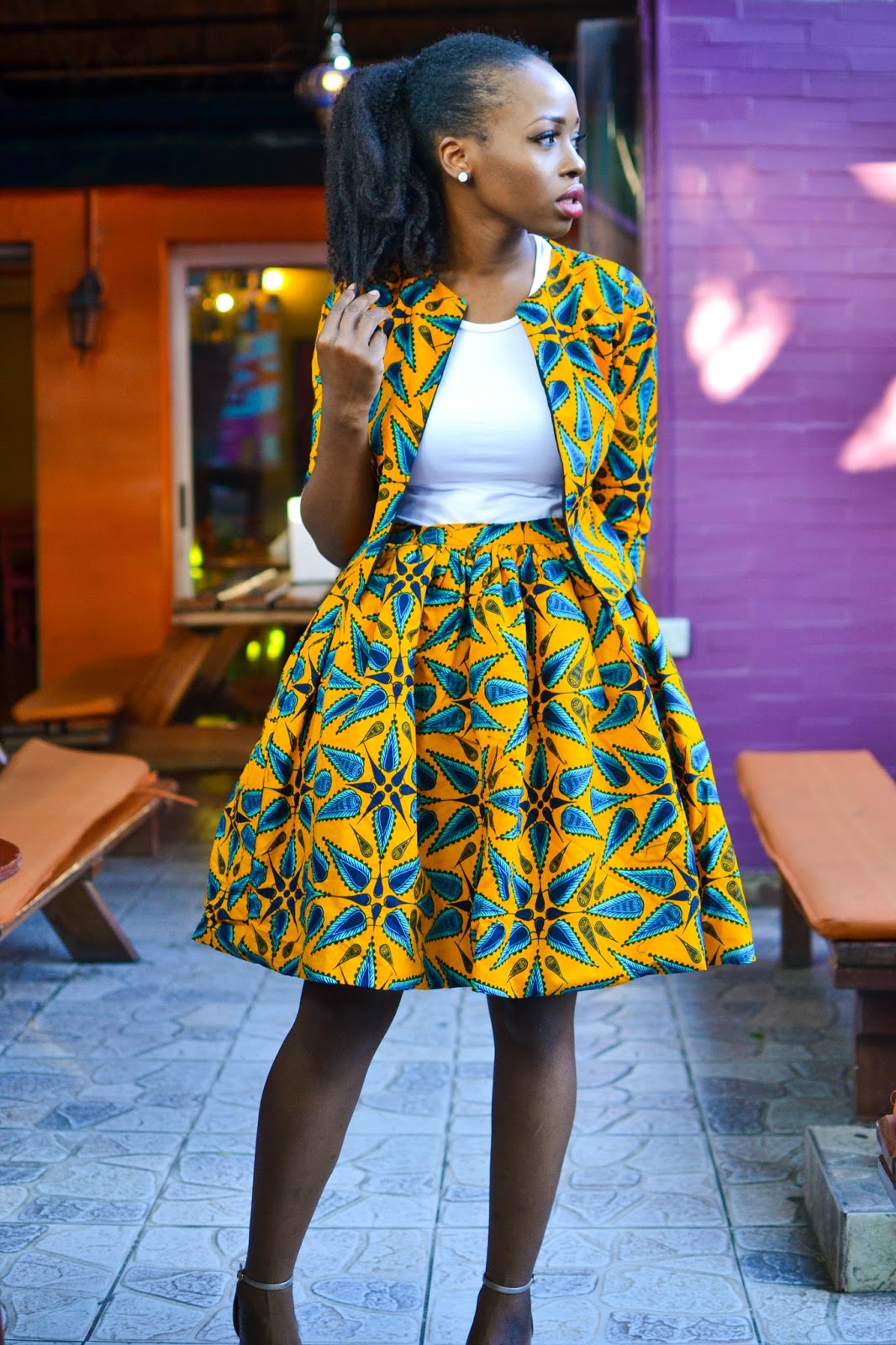 Ankara skirt 2025 and jacket
